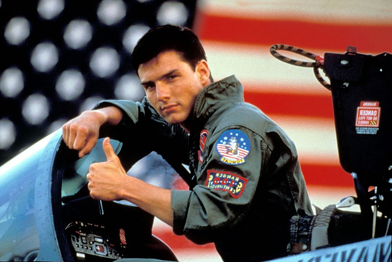 Tom Cruise vo filme Top Gun